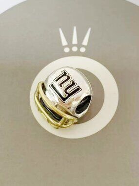 Pandora New York Giants Football Helmet Charm Pendant